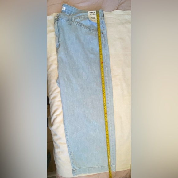 NWT LEVIS STRAUSS SIGNATURE HIGH RISE LOOSE CROP SIZE 22W - Picture 9 of 10